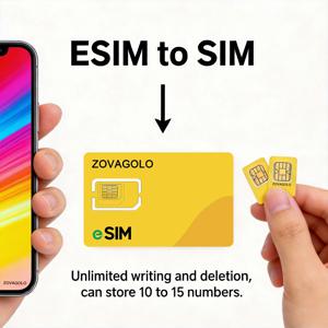 ESIM 물리적 카드 EUICC 카드는 10-15자리 숫자를 입력할 수 있으며, SIM 카드 리더 TYPE-C 소켓은 95%의 휴대폰/컴퓨터와 호환됩니다.