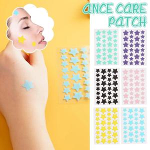 28Pcs 다채로운 귀여운 별 모양의 여드름 치료 스티커 보이지 않는 여드름 커버 제거 여드름 패치 스킨 케어