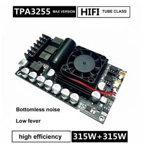 업그레이드된 MAX 버전 TPA3255 600W 고전력 300W + 300W 스테레오 저잡음 HIFI 디지털 앰프 보드