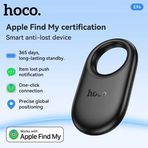 HOCO E94 스마트 GPS 트래커 미니 분실 방지 장치 iOS 애플 파인드 마이 앱 호환 차량 키 애완동물 어린이 위치 추적 태그