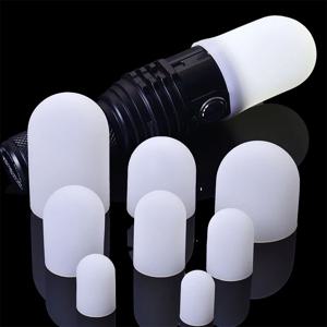 2Pcs 실리콘 탄성 손전등 갓 SP31 SP35 IF22A C8G IF25A SP36 S2 C8 EA01 TS21 Q8 14-75MM 토치