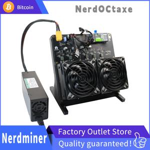 2026 새로운 NerdOCTAxe 공냉식 비트코인 ​​채굴기 12TH/s 200W SHA256 가정용 미니 채굴기 듀얼 팬