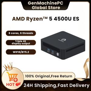 윈도우 11 라이젠 데스크탑 8코어/16스레드 4.2GHz 미니 PC 컴퓨터 게이밍 PC 젠머신 AMD 라이젠 4500U 4600H 4700U 4800H ES 미니 PC