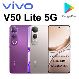 새로운 정품 Vivo V50 Lite 5G - 내구성 강화, AI 기능 탑재, Dimensity 6300 글로벌 버전, 구글 지원, 6.77인치 120Hz AMOLED 화면