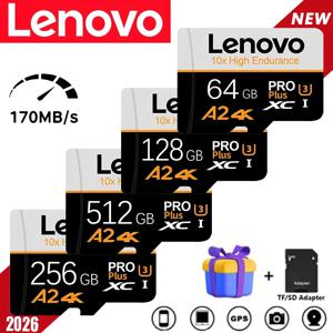 레노버 고속 울트라 마이크로 TF/SD 메모리 카드 16GB TF 플래시 카드 A1 V10 C10 U1 64G 128G 256G 카메라폰 닌텐도 스위치용