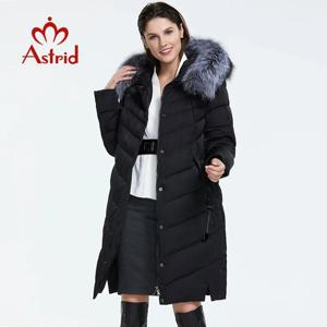 Astrid 2023 겨울 신착 다운 재킷 여성 모피 칼라 느슨한 의류 겉옷 품질 여성 겨울 코트 FR-2160