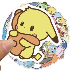 10/30/50pcs Kawaii 포켓몬 애니메이션 피카추 이상해씨 스티커 만화 어린이 스티커 장난감 전화 일기 가방 귀여운 낙서 데칼