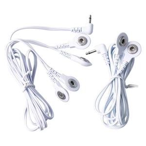 2.5mm 핀 커넥터 2/4-웨이 리드 와이어 전자 근육 자극기 전극 패드 연결용 TENS 유닛 마사지 리드 와이어