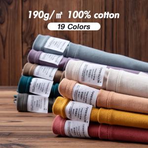 6.7oz 190gsm 빗질 된 코 튼 티셔츠 티셔츠 망 솔리드 탑 여성 남성 사용자 지정 팀 유니폼 클래스 의류 여름 브랜드 사용자 정의