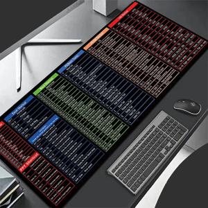 간단한 Windows 단축키 마우스 패드 사무용 소프트웨어 Office Word Excel PPT 단축키 대형 책상 패드 Excel 단축키 패턴 마우스 패드