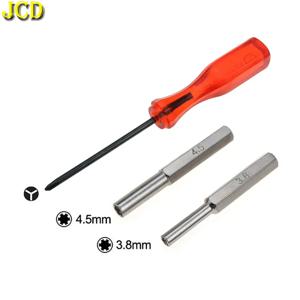 보안 드라이버 비트 세트 게임 액세서리 3.8mm / 4.5mm / Y 드라이버 도구 N64/SF-C/GB/NES/NG-C/SNES용 카트리지 열기 도구