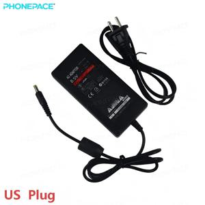 PS2 슬림 70000 시리즈용 AC 전원 어댑터 8.5V 100-240V 전원 공급 장치 충전기 케이블 EU US 플러그