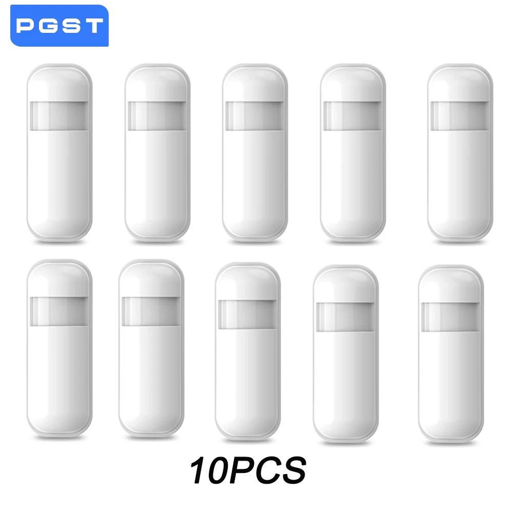 433MHZ PIR 센서 홈 알람 모션 알람 보안 시스템 경보 호스트에 무선 연결 배터리 작동