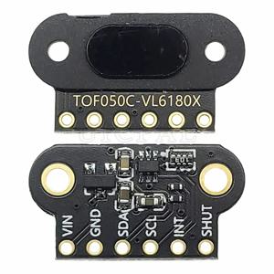 TOF050C 200C 400C 레이저 거리 측정 센서 모듈 Arduino VL6180 VL53L0X VL53L1X 용 TOF 비행 시간 거리 IIC 출력