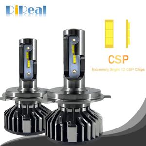 자동차 led H7 헤드 라이트 CSP 100W H4 LED H1 Canbus H3 H8 H9 H11 9005 9006 9012 3000K 4500K 6500K 8000K 자동 전조등 자동차 led 전구