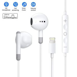 Apple iPhone 14 조명 이어폰 13 12 11 Pro Max XR XS X SE 7 8 6 Plus Bluetooth In Ear 유선 이어 버드 전화 액세서리