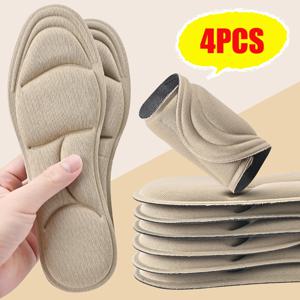 4PCS 5D 마사지 메모리 폼 안창 두꺼운 통기성 쿠션 쿠션 컴포트 하이힐 안창에 적합