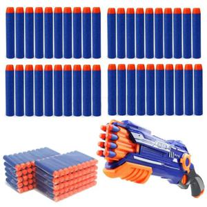 7.2cm 100pcs Nerf 소프트 중공 구멍 머리에 대 한 다트 Nerf 시리즈에 대 한 7.2cm 리필 다트 장난감 총 총알 아이 어린이 선물