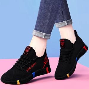 Tenis Feminino 2024 여성 Vulcanized 신발 에어 메쉬 라이트 소프트 스니커즈 여성 플랫 플랫폼 레이스 업 캐주얼 신발 바구니 Femme