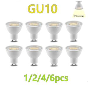 1-10PCS LED 스포트 라이트 GU10 AC220V LED 에너지 절약 전구 3W 6W 9W 12W LED 램프 스포트라이트 전구 38도 lampara 가정용