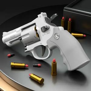 마그넘 ZP5 357 자동 연속 소프트 다트 블래스터 장난감, 여러 개의 안전한 다트 포함, 어린이와 성인을 위한 야외 액션 플레이 세트