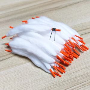 100/50/20/10PCS 3.0mm 사양 120mm 긴 스트립 면화로 채워진 무색 무취 가정용 DIY용 내구성