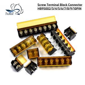 5-10PCS HB9500 2P 3P 4P 5P 6P 7P 8P 9P 10P PCB 나사 고정식 단자대 커넥터 HB-9500 300V 30A 뚜껑형 배리어 단자 9.5MM 피치