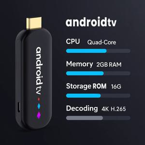 H96 Max L3 안드로이드 TV 스틱 Amlogic S905L 쿼드 코어 4K 비디오 WiFi 블루투스 음성 어시스턴트 리모컨 미디어 플레이어 스마트 TV 박스