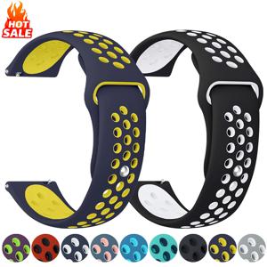 Amazfit Bip 6 5/GTS 3/2/2e/GTS2 미니/GTR 3 Pro/42mm/47mm/2/2e/Stratos 2/3 Pro 스포츠 코레아 팔찌용 20mm 22mm 실리콘 밴드