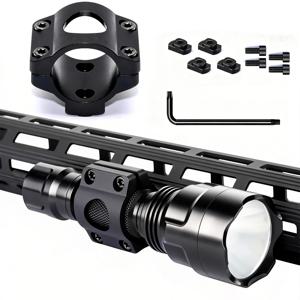 스코프 광학 플래시라이트 레이저 마운트 25.4mm 1인치 클램핑 홀더 사냥용 Mlok 레일 시스템