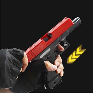 3W-소프트 총알 장난감 권총 하부 탄창 수동식 레이저 에어소프트 권총 야외 스포츠 CS 어린이 게임 선물용
