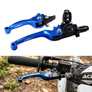 1쌍 CNC 알루미늄 안티폴 ASV 스타일 브레이크 클러치 레버 세트 (CRF KLX YZF RMZ 오프로드 바이크 모토크로스 개조 부품용)