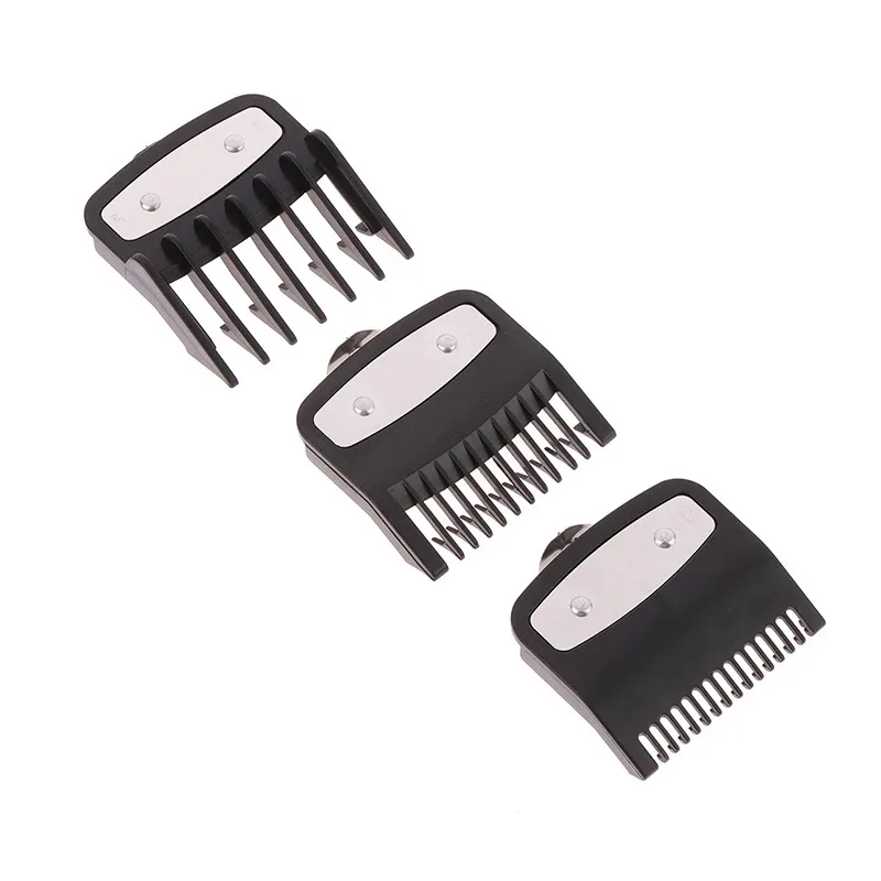 1.5mm 3mm 4.5mm 1개입 블랙 리미트 콤 세트 헤어 클리퍼 가드 가이드 콤 트리머 스타일링 도구 부착물 호환 가능
