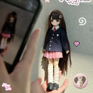 내 앞머리에 손대지 마세요 시리즈 1/6 BJD 블라인드 박스 미스터리 박스 장난감 귀여운 모델 선물 귀여운 액션 애니메이션 피규어