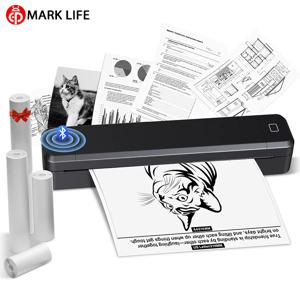 Marklife A4 열전사 프린터 휴대용 블루투스 프린터 PDF 사진 문서 인쇄 기계 사무용 홈 스쿨 X8