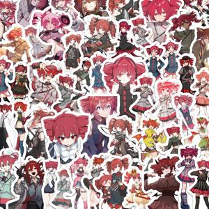 60Pcs Kasane Teto 애니메이션 스티커 비닐 방수 노트북 전화 케이스 노트북 물병 DIY 스티커