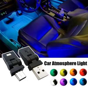 TPYE-C LED 스마트 노트북 키보드 조명 홈 오피스 장식 야간 LED 분위기 램프 미니 LED 자동차 실내 비상 조명