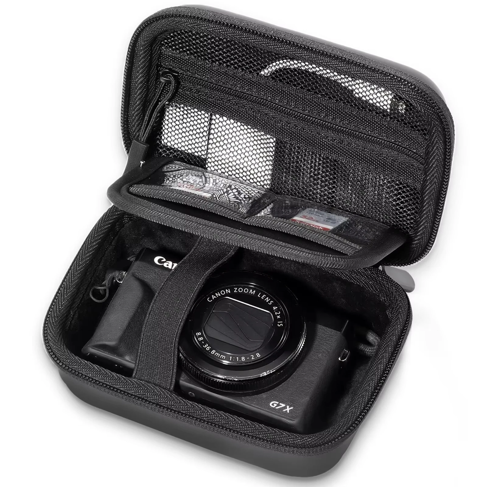 캐논 G7X 마크 III 마크 II, 소니 사이버샷, 파워샷 SX740, 리코 GR III, 코닥 픽스프로용 하드쉘 디지털 카메라 케이스