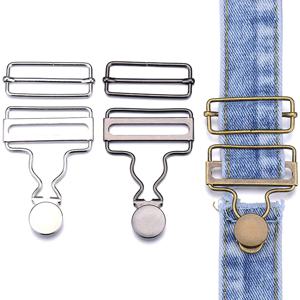 Dungaree 패스너 클립 브레이스 버클, 청바지 버튼 세트, 데님 재킷, 가정용 DIY 의류 재봉 용품