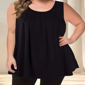 플러스 사이즈 여성용 솔리드 컬러 탑 1XL-5XL 캐주얼 루즈 베이직 티셔츠 일상 통근 및 레이어링에 다용도로 활용 가능