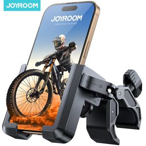 Joyroom 충격 방지 오토바이 휴대폰 홀더 360 °   4.7인치~7인치 휴대폰용 범용 자전거 휴대폰 마운트 하프 인클로저 GPS 브래킷 보기