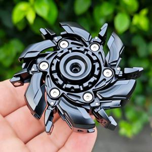 EDC 피젯 슬라이더 피젯 토이 스트레스 해소용 성인용 자석 금속 기분 개선 오픈 아머 스피닝 탑 피젯 토이