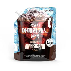 맥널티 아메리카노 블랙 아이스티 파우치 대용량 2.1L