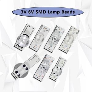 21-120인치 TV용 20개 유니버설 LED 백라이트 스트립 3V 6V SMD 램프 비즈 광학 렌즈 필터 포함 TV 수리 간편 유지보수