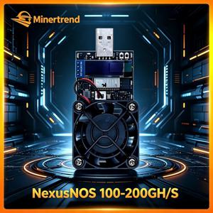 2026 NexusNOS BTC 채굴기 100-200GH/S 고해시레이트 채굴기 10W 저전력 소비 USB Asic 채굴기 즉시 배송 가능