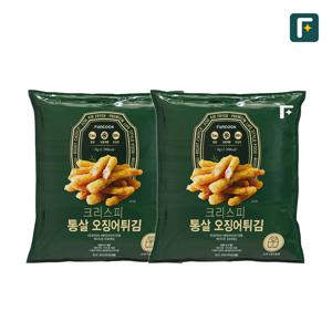 [펀쿡] 크리스피 통살 오징어 튀김 1kg  2개