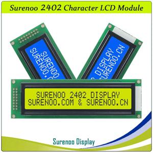 Surenoo 2402 문자 LCD 모듈 디스플레이 화면, LCM, 블루, 옐로우, 그린, LED 백라이트, 242 24X2