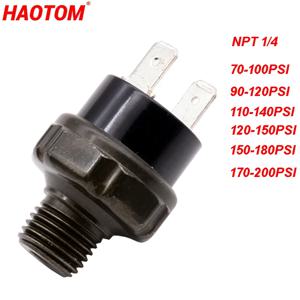 헤비 듀티 1/4 NPT 공기 압축기 압력 제어 스위치 밸브 70-100PSI 90-120PSI 110-140PSI 120-150PSI 150-180PSI 170-200PSI