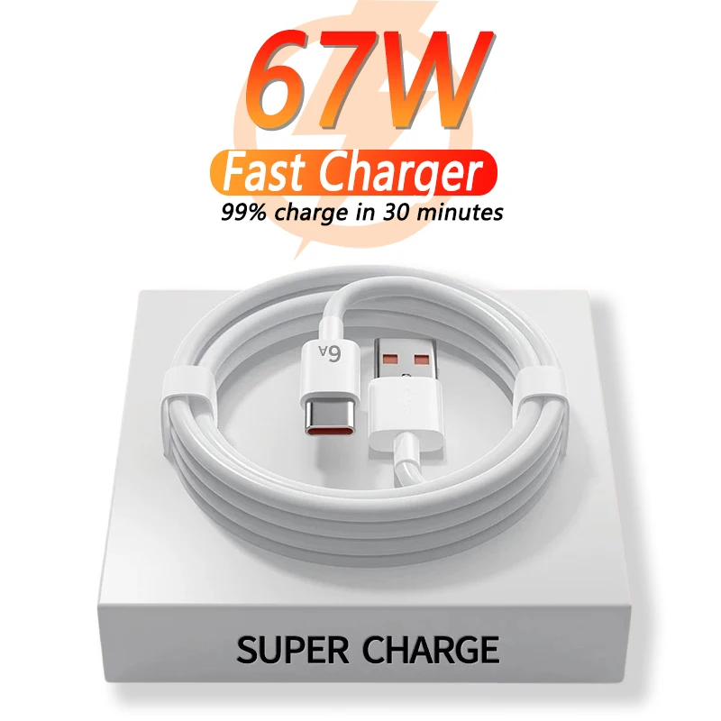 샤오미 67W USB 초고속 충전기 전원 어댑터 미 12 11 6A 타입 C 케이블 포코 X5 X4 프로 노트 9 10 11 충전