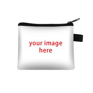 DIY 이미지/로고/이름 동전 지갑 숙녀 카드 가방 소년 소녀 지갑 휴대용 헤드셋 미니 립스틱 가방 돈 가방을 사용자 정의